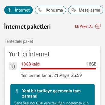 Taahhüt Sonrası Kısa Süreli Kullanım İçin Yüksek Fatura Talebi