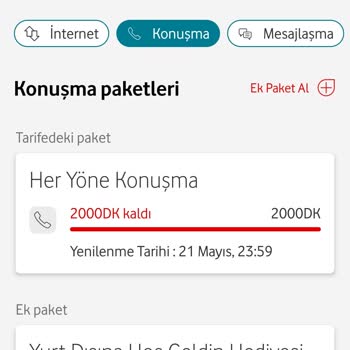 Taahhüt Sonrası Kısa Süreli Kullanım İçin Yüksek Fatura Talebi