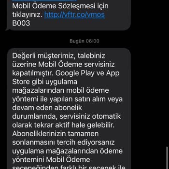 Vodafone İptal Edilen Abonelikten Haksız Ücret Tahsilatı