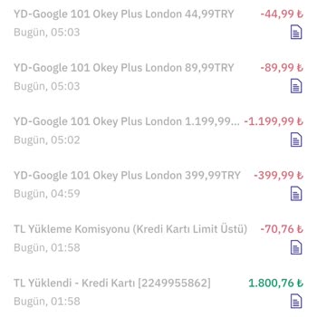 OlduBil Uygulamasında Hesabımdan Para Kayboldu