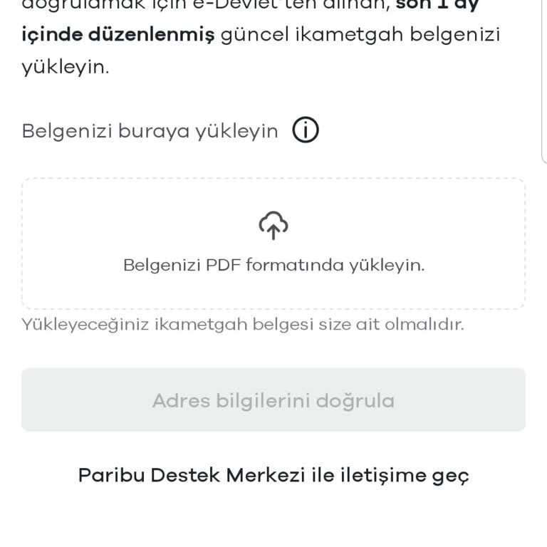 Paribu Müşteri Hizmetlerine Ulaşılamıyor, Kimlik Doğrulama Sorunu
