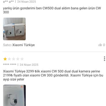 Sipariş Ettiğim Model Yerine Daha Düşük Fiyatlı Ürün Gönderildi