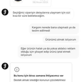 Gardrops Üzerinden Aldığım Ürün Teslim Edilmedi, Destek Hattına Ulaşamıyorum