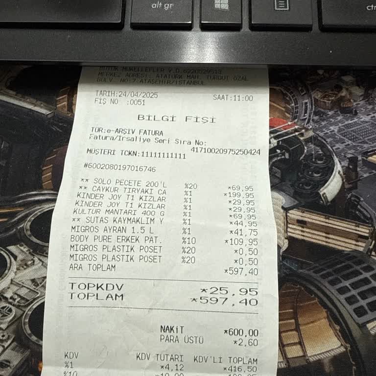 Migros E-arşiv Fatura Sistemi Sürekli Hata Veriyor, Çözüm Bekliyorum