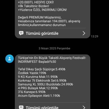 Aksu Çarsı'nın Sürekli Mesajları Sinirlerimi Bozuyor