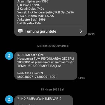 Aksu Çarsı'nın Sürekli Mesajları Sinirlerimi Bozuyor