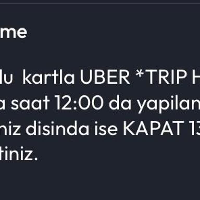 Uber 11 Kilometrelik Yolculuk İçin 3.795 TL Çekilmesi