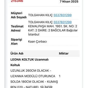 Sipariş Sonrası Teslimat Gecikmesi Ve İletişim Sorunu