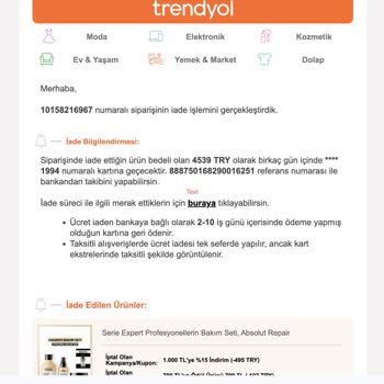 Onayım Olmadan İptal Edilen Siparişle Mağdur Edildim