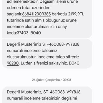 Değişim Sonrası Gelen Mont Kullanılmış Çıktı İade Süreci De Çözülemedi