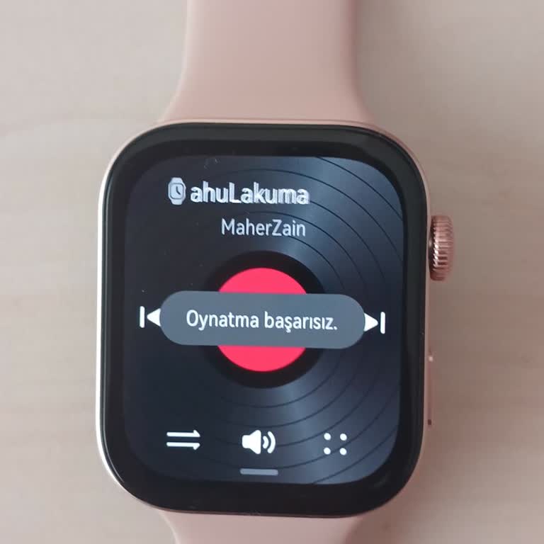 Huawei Fit 3'te Müzik Çalar Sürekli Hata Veriyor, Çözüm Bekliyorum