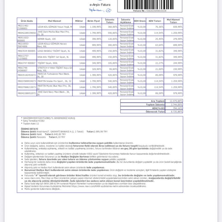 İndirim Kartım İzinsiz Kullanılarak Yüksek Tutarla Alışveriş Yapılmış