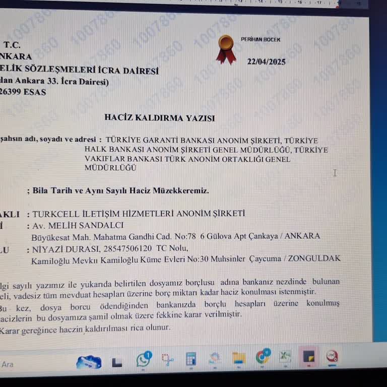 Borç Ödendiği Halde Halkbank Hesabımdaki Bloke Kaldırılmadı