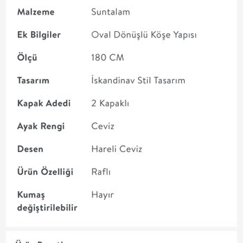 Vivense TV Ünitesi Siparişimde Malzeme Farklılığı Ve Destek Sorunu