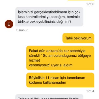 Hava Şartları Nedeniyle Kullanılamayan Kuponum İçin Çözüm Bekliyorum