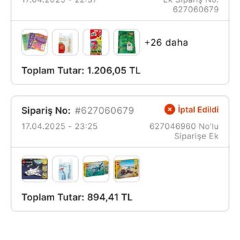 23 Nisan Kampanyası Siparişlerinin Stokta Olmaması Nedeniyle İptal Edilmesi Ve Çocukların Mağduriyeti