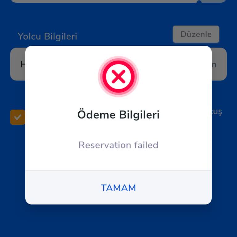 Çift Ödeme Yapıldı Biletlerim Yok Müşteri Hizmetleri Dönüş Yapmıyor
