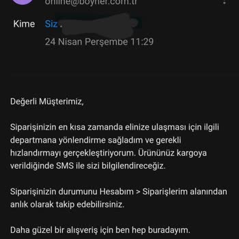 Sipariş Teslimatında Gecikme Ve Yetersiz Bilgilendirme Nedeniyle Güven Kaybı