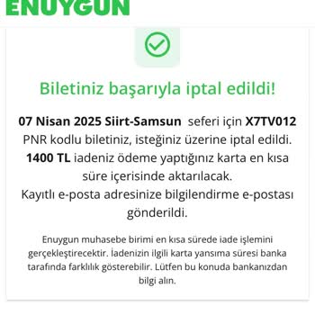 21 Gündür Beklenen Otobüs Bileti İadesi Yapılmadı