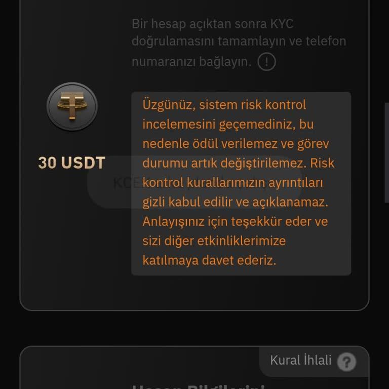 Kcex Borsası Yeni Kullanıcı Ödülünü Vermiyor