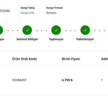 İade Edilen Siparişimin 5681 TL Eksik Ödenmesi Ve 15 Gündür Çözülmemesi