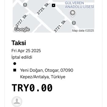 Yapılmayan Yolculuk İçin Ücret Çekildi Param İade Edilmiyor