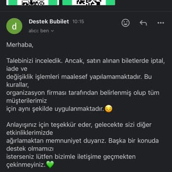 Bilet İade Talebim Satış Platformu Tarafından Reddedildi, Tüketici Hakları İhlal Edildi