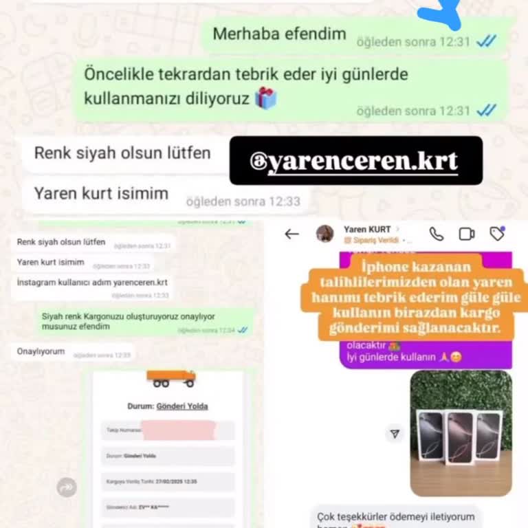Instagram Çekilişi Adı Altında Para Talep Edilmesi