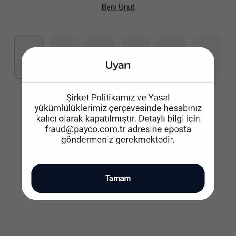 Hesabım Sebepsiz Kapandı, Param Mağduriyet Oluşturdu