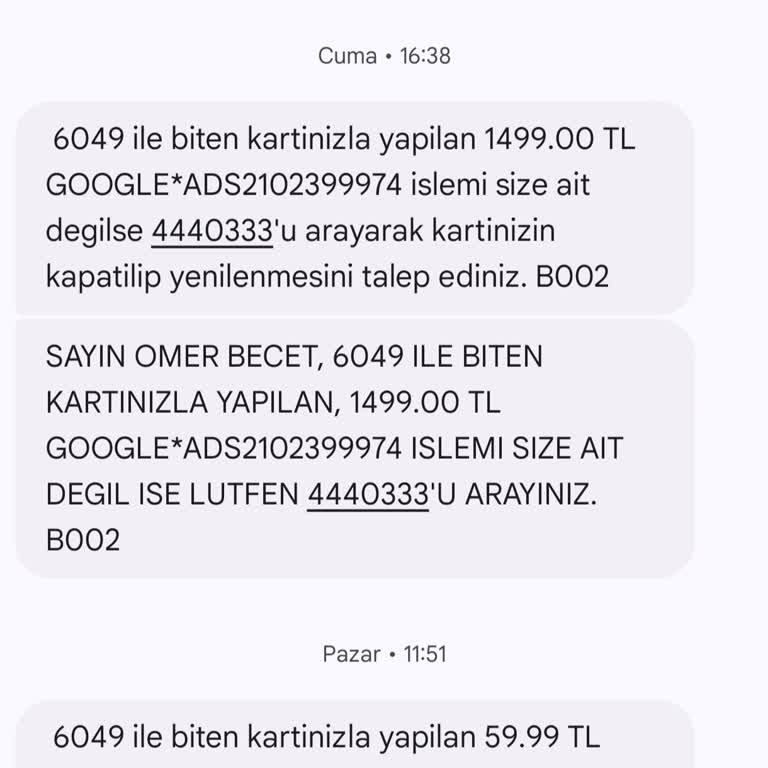 Bilgim Dışında Çekilen Ücret Ve İade Sorunu