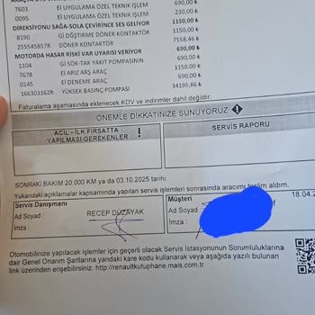 Sıfır Kilometre Renault Megane'da Sürekli Arıza Ve Değişim Talebi