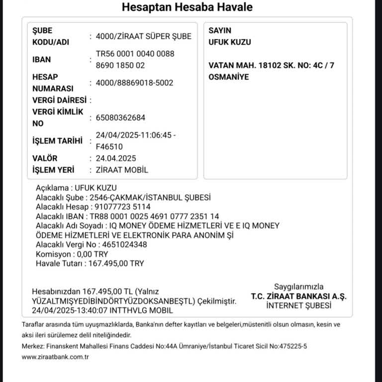 Yanlışlıkla Yapılan Ödemenin İadesi Gerçekleştirilmiyor