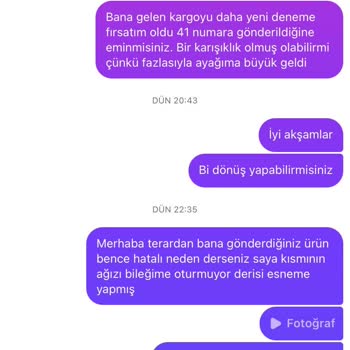 Ayakkabı İadesi Reddedildi, Mağdur Edildim