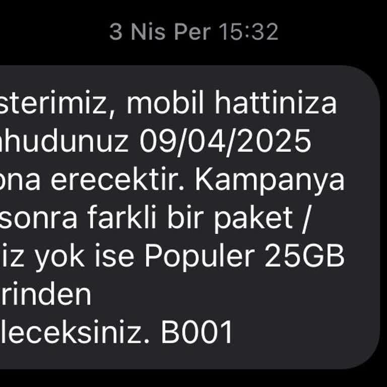 Taahhüt Bitmeden Operatör Değişikliği Sonrası Haksız Fatura Ve Müşteri Hizmetlerine Ulaşamama