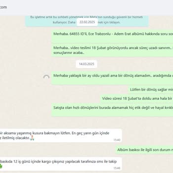 Dış Çekim Sonrası İletişim Ve Teslimat Sorunları Yaşadım