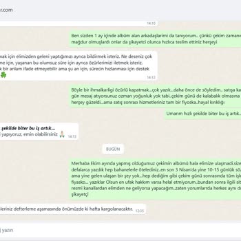 Dış Çekim Sonrası İletişim Ve Teslimat Sorunları Yaşadım