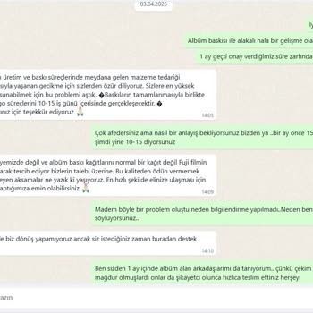 Dış Çekim Sonrası İletişim Ve Teslimat Sorunları Yaşadım