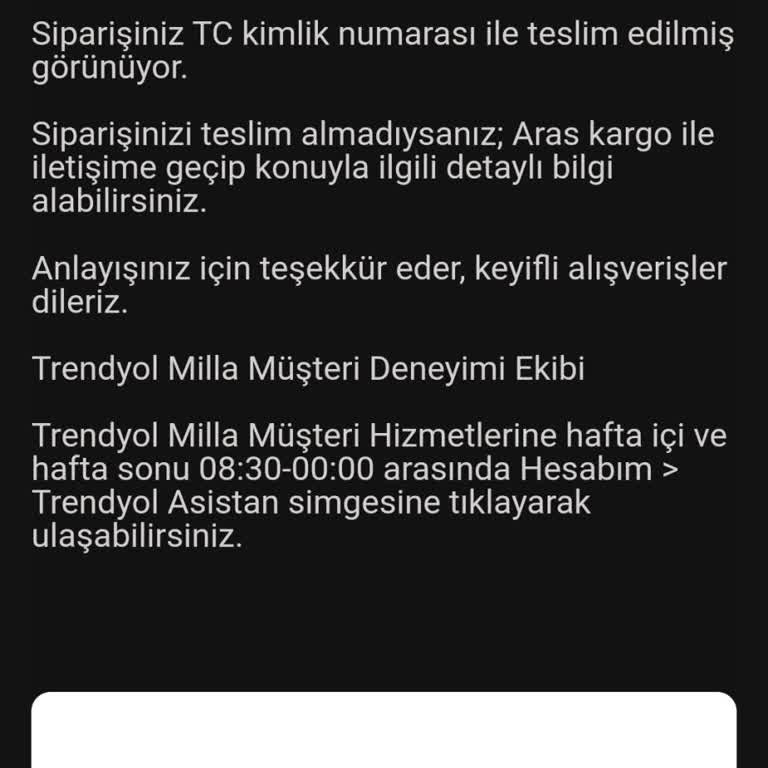 Kargom Başkasına Teslim Edildi Ürünüm Kayboldu