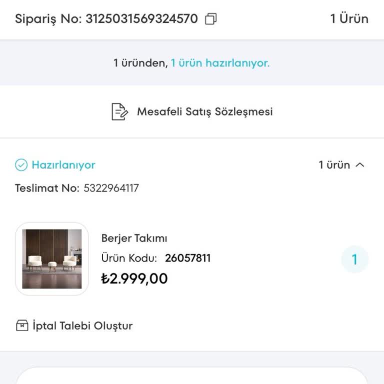 Sipariş Verdim, Ne Ürün Var Ne Güncelleme!