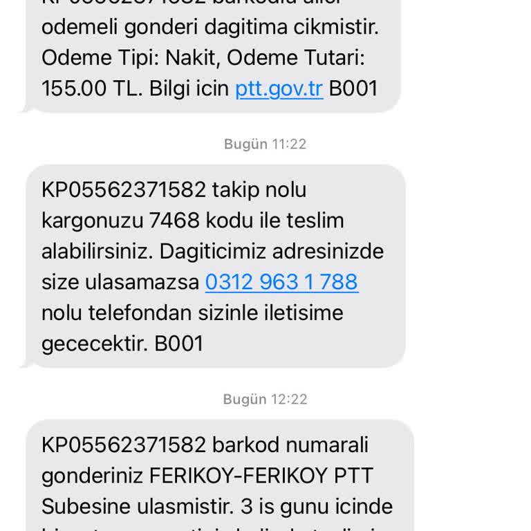 PTT Kargo Aramadan Ürünü Şubeye Bırakıyor Mağdur Oldum
