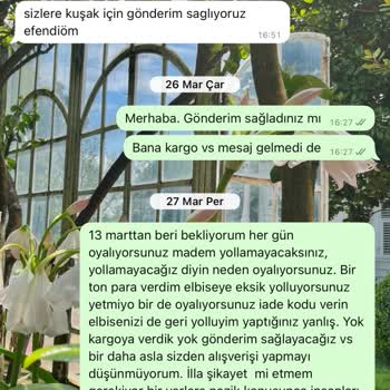 Eksik Ve Hatalı Ürün, İlgisiz Müşteri Hizmeti