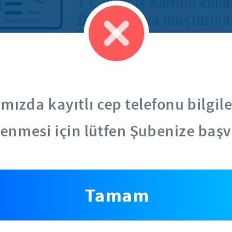 Mobil Bankacılıkta Dijital Parola Alma Sürecinde Yaşanan SMS Sorunu Ve İşlem Kısıtlaması