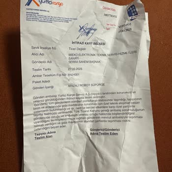 Satın Aldığım Robot Süpürge Arızalı, İade Süreci Çok Uzadı