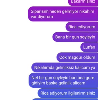 Özel Günümde Elbisesiz Kaldım, Mağduriyetim Giderilmiyor