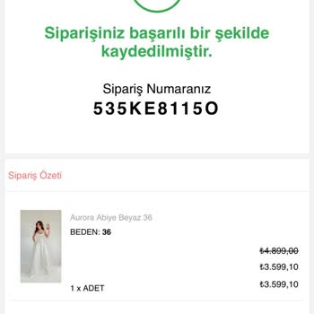 Özel Günümde Elbisesiz Kaldım, Mağduriyetim Giderilmiyor