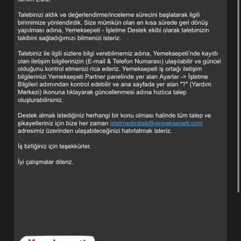 Yemeksepeti 15 Gündür Restoran Kuryesine Geçiş Yapılamıyor, Muhatap Yok!