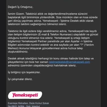 Yemeksepeti 15 Gündür Restoran Kuryesine Geçiş Yapılamıyor, Muhatap Yok!