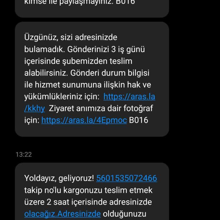 Aras Kargo'nun Teslimat Tutarsızlığı Ve İletişim Sorunları