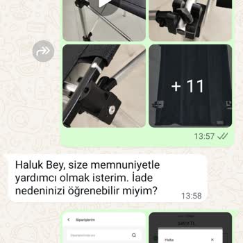Aldığım Kamp Sehpası Kusurlu Çıktı, İade Sürecinde Ciddi Zorluk Yaşıyorum