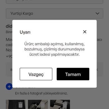Aldığım Kamp Sehpası Kusurlu Çıktı, İade Sürecinde Ciddi Zorluk Yaşıyorum